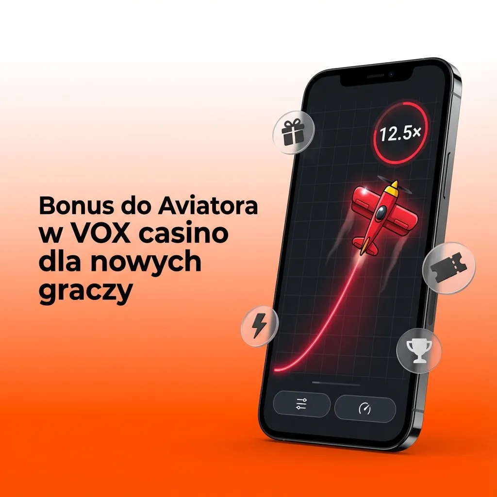 Baner VOX casino: bonus powitalny do 10 000 PLN i 600 darmowych spinów na Aviatora dla nowych graczy