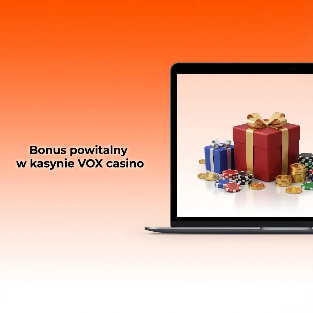 Grafika promująca bonus powitalny VOX casino: do 10 000 PLN i 600 darmowych spinów dla nowych graczy