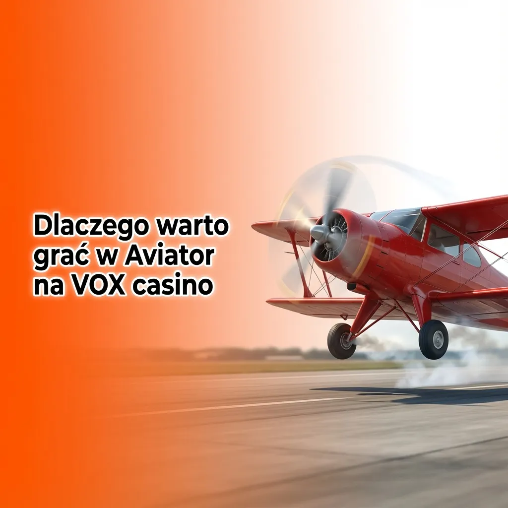 Ekran gry Aviator w VOX casino z samolotem, mnożnikiem i prostym panelem zakładów na komputerze oraz smartfonie