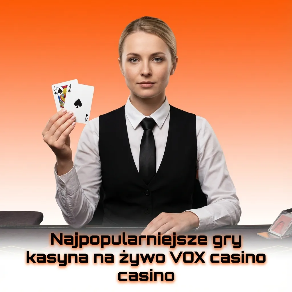 Stół kasyna na żywo VOX casino z ruletką, blackjackiem i krupierami transmitowanymi w czasie rzeczywistym