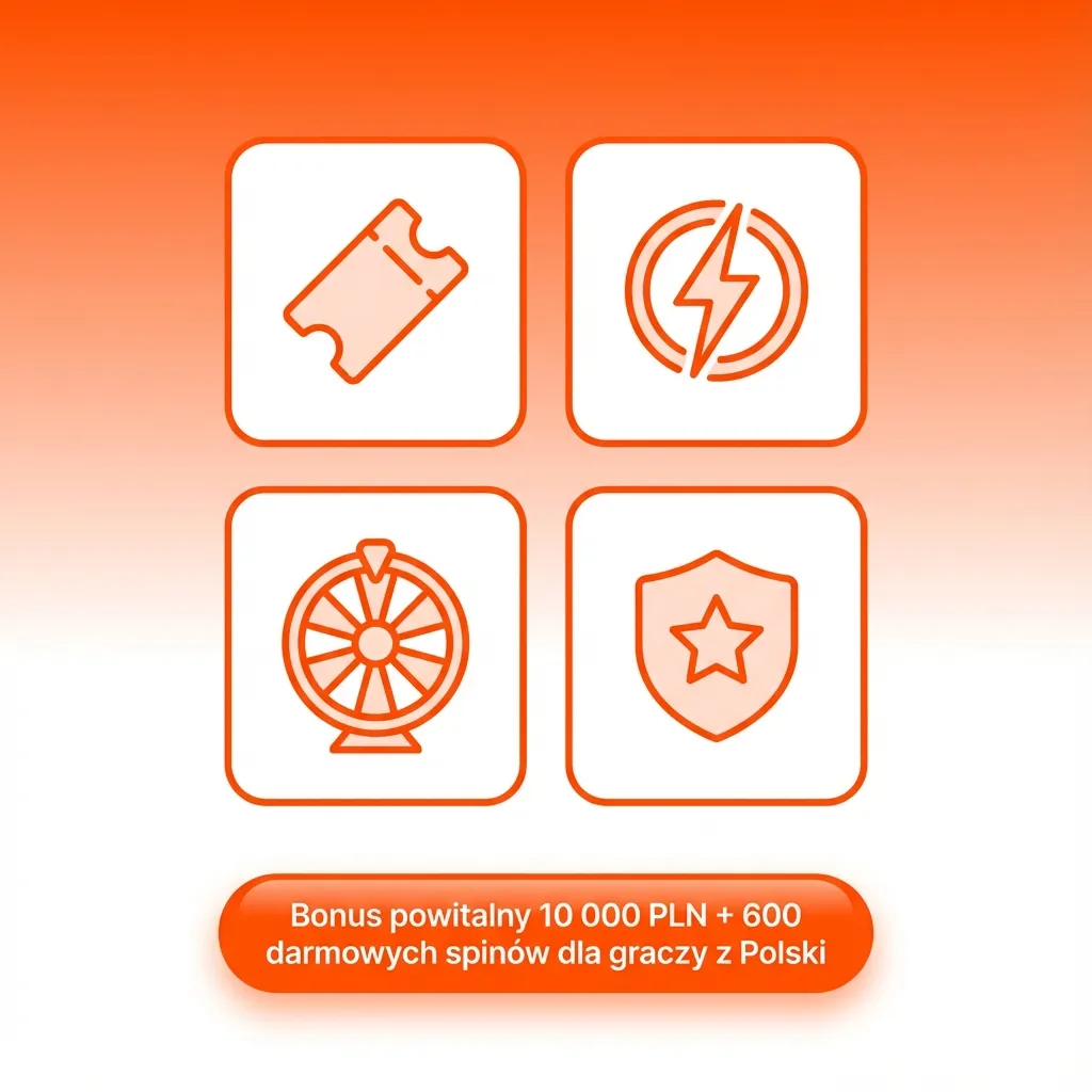 Baner kasyna: bonus powitalny do 10 000 PLN i 600 darmowych spinów dla nowych graczy z Polski