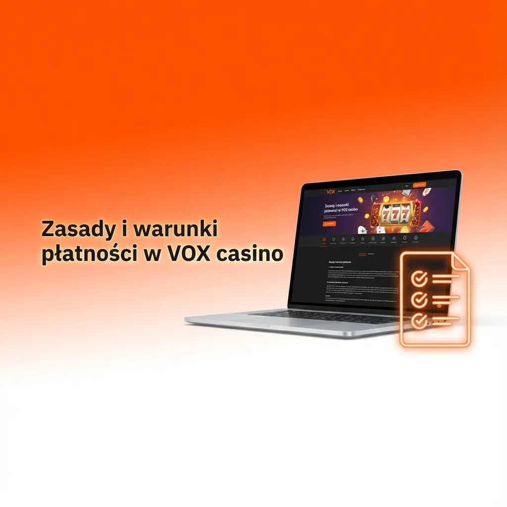 Infografika VOX casino: zasady płatności, weryfikacja KYC, limity wypłat i warunki obrotu bonusów