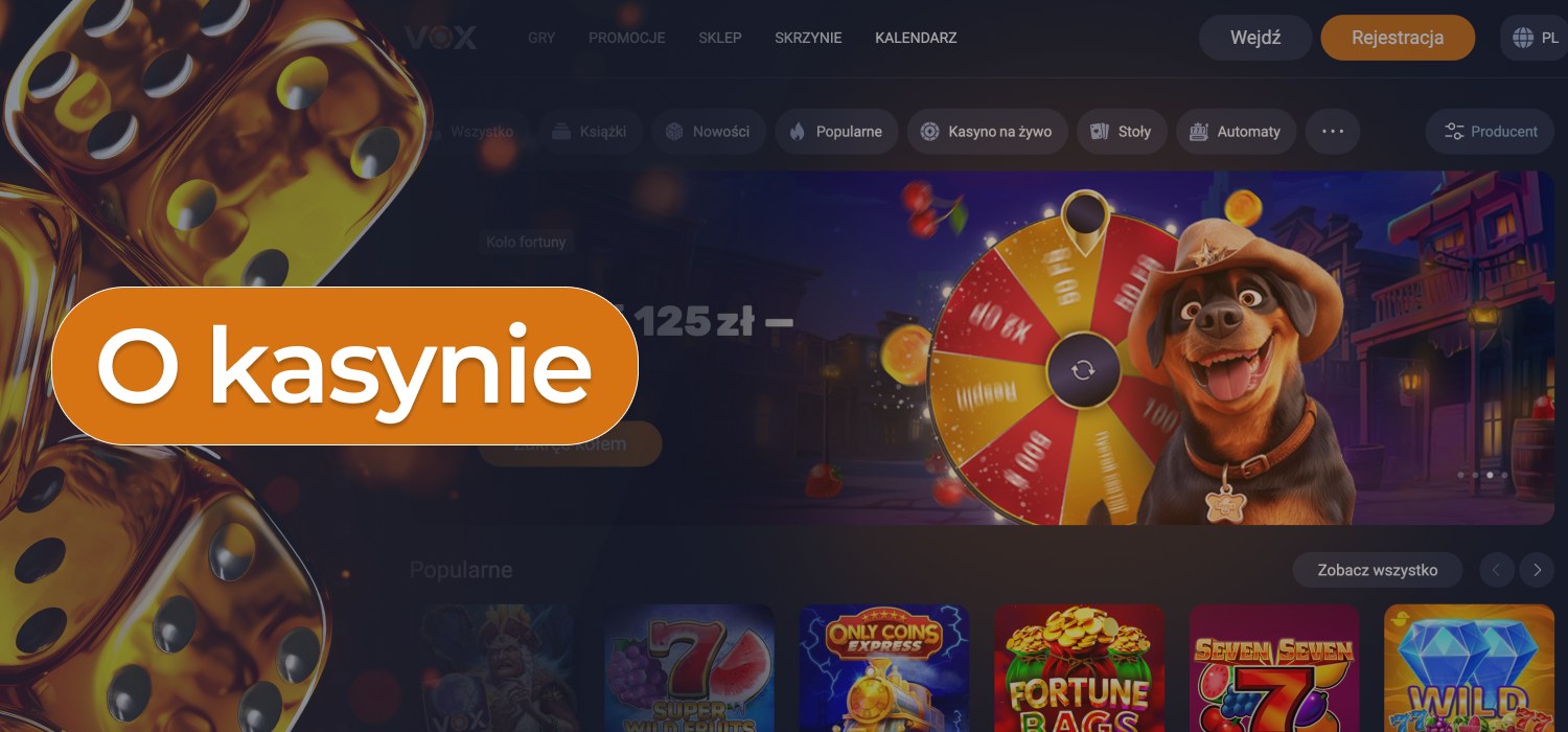 informacje o kasynie online vox