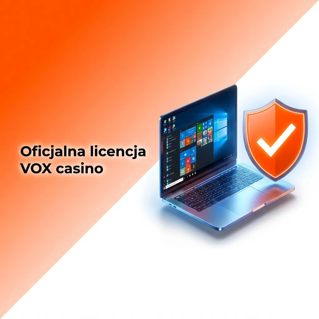 Certyfikat licencji Curacao eGaming VOX casino z numerem 8048/JAZ, podkreślający legalność i bezpieczeństwo gry